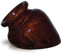 Sol welcome pot with handle, brown