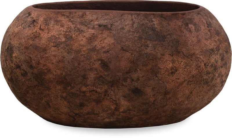 Terracota eros planter