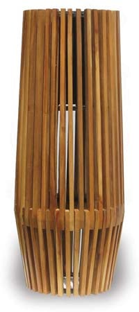 Yerba tall acacia wood planter